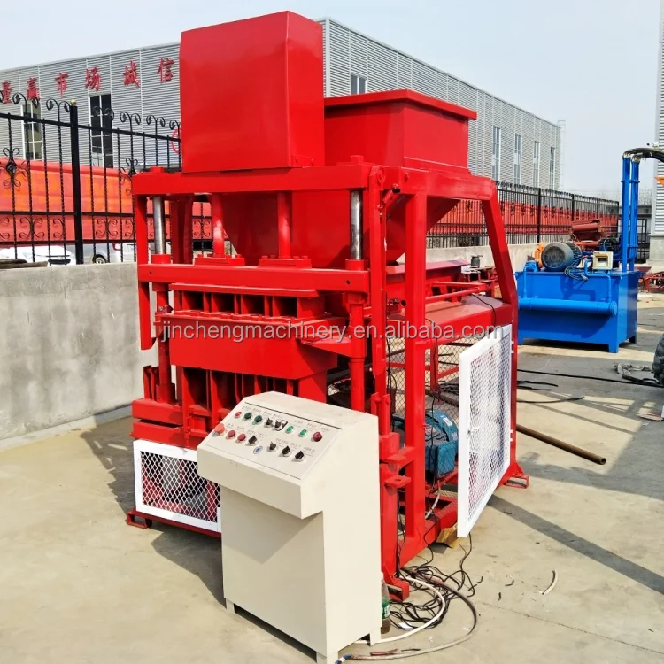automatic hydraulic clay cement interlocking brick block making machine