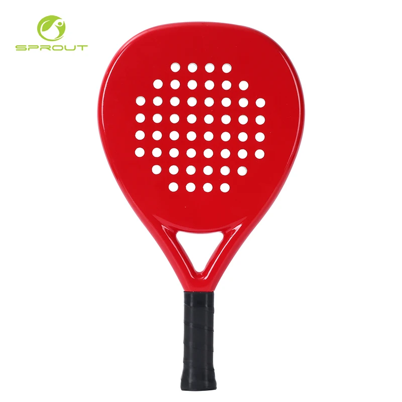 
 3K 12K 18K Beach Paddle Professional Custom Carbon Fiber Cheap Padel Tennis Racket  
