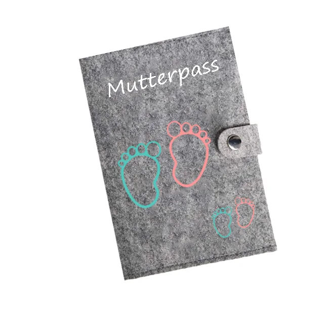 
Фетровая Обложка для паспорта для мам ручной работы, фетровая сумка для паспорта 