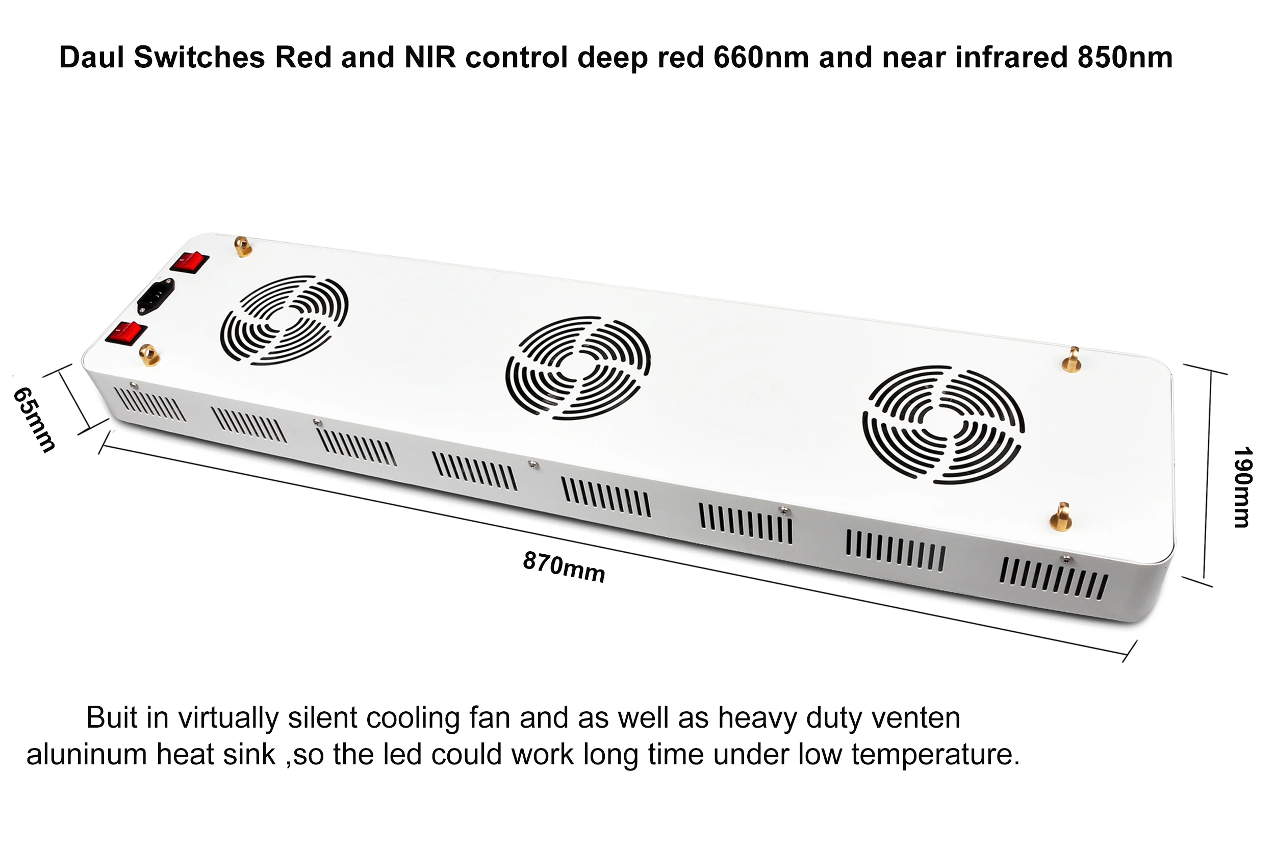 SGROW Factory 900W Красная инфракрасная световая терапия нм PM900 красная светодиодная световая терапевтическая панель для облегчения боли