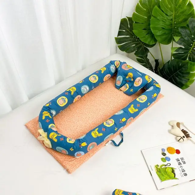Экологичная детская кроватка Happyflute, детская кроватка для сна, переносная кроватка для новорожденных