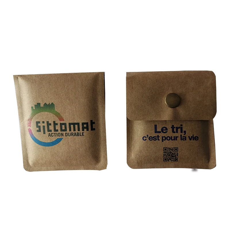 
Экологичная переработанная крафт-бумага, портативная пепельница с индивидуальным принтом логотипа, Мини карманная пепельница 