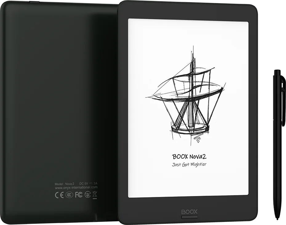 
Новейшая модель 2020 года, электронная книга BOOX Nova2 7,8 дюйма с теплым и холодным светом и ручкой wacom, подходит для чтения электронных книг 