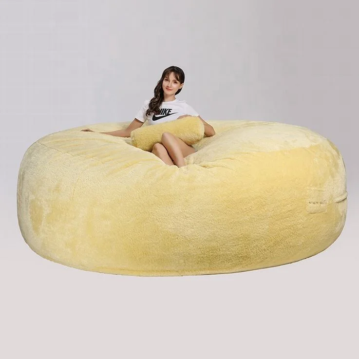 Стул мебель 9 футов диван-кровать шерпа овчина мешочек желтая 270 см xxl мешочек для взрослых