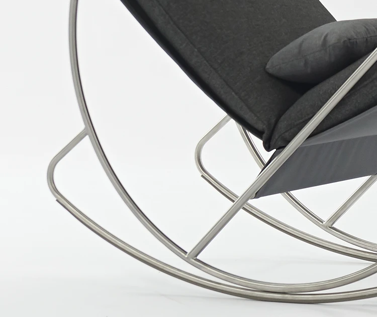 2021 Tctd новый дизайн уличная мебель для патио серый современный металл расслабляющие часы-качалка, дизайнерская мебель