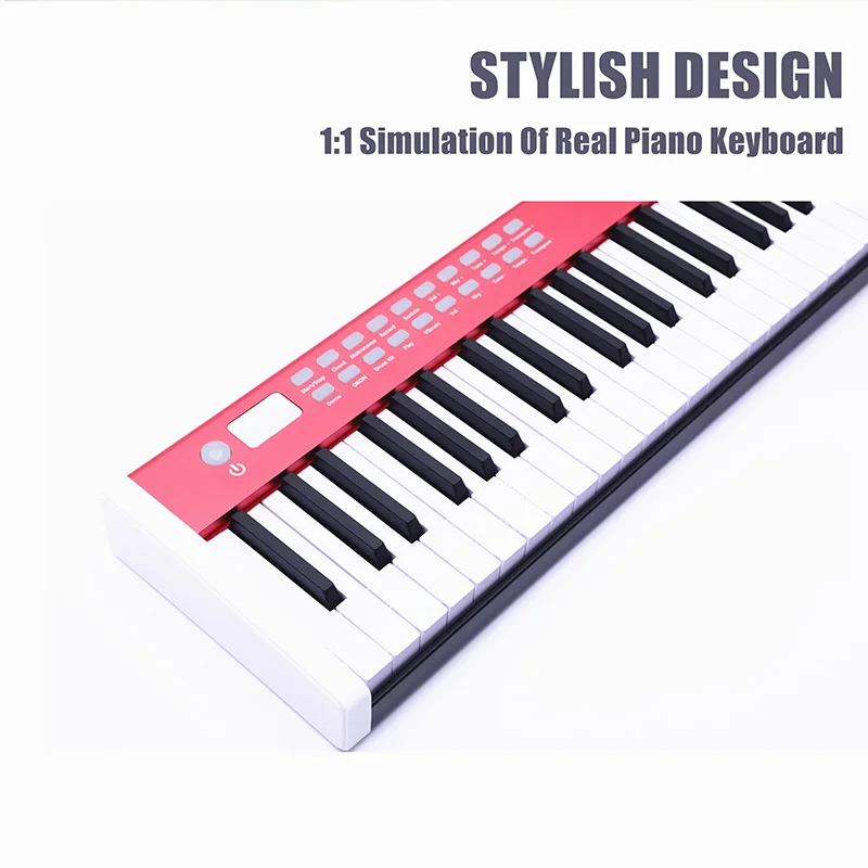 88-ключ начинающих цифровое пианино портативный смарт-браслет с Bluetooth электронные пианино клавиатура ультра-тонкая многофункциональное цифровое пианино