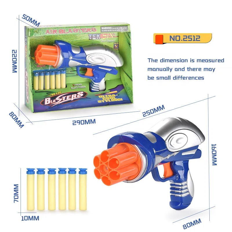 Игрушечный пистолет с мягкими пулями для стрельбы, Детская уличная игра, забавная игрушка