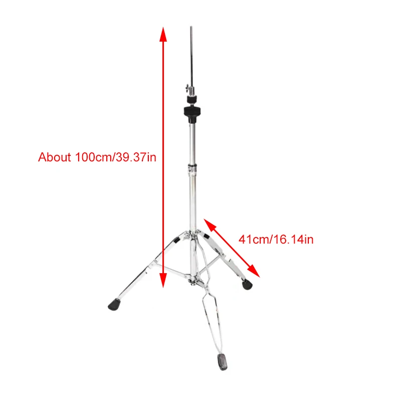 Hi Hat Stand Floor Drum Cymbal Pedal Drum Pad Stand