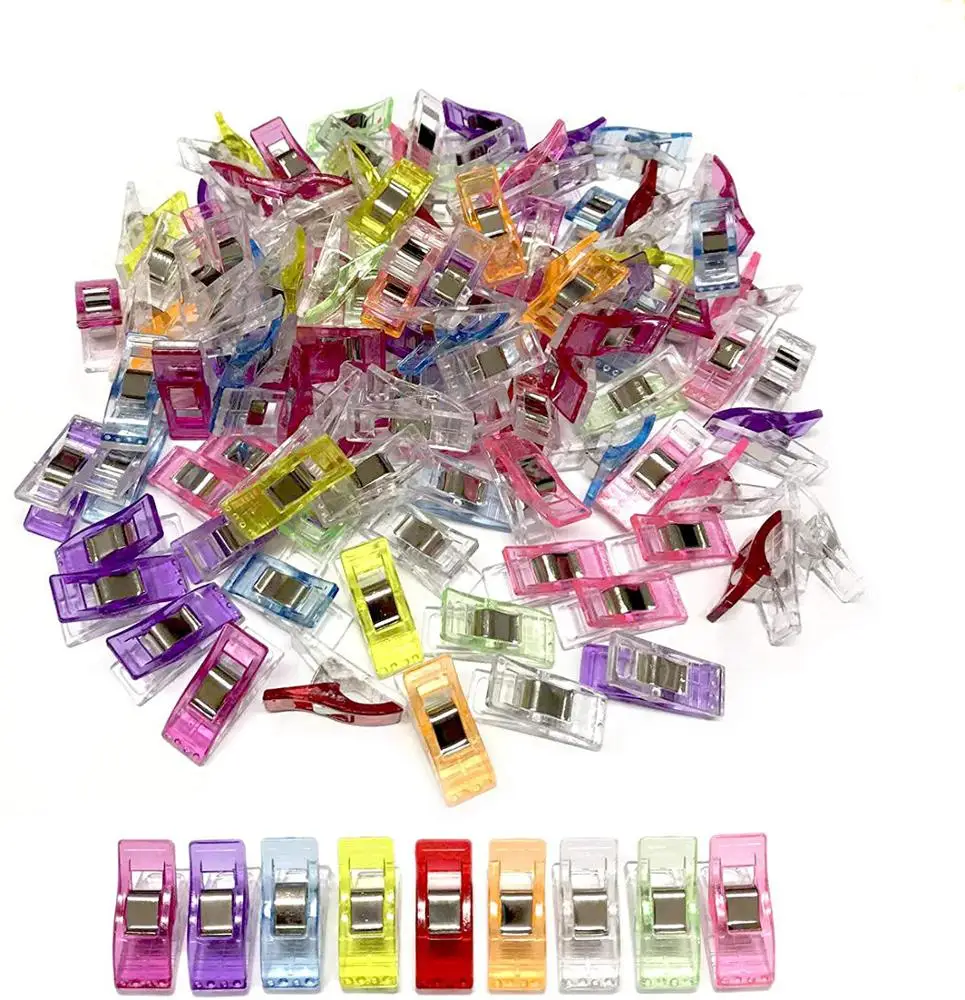 100 шт. разноцветные Швейные чудо-зажимы для многоцелевых мам