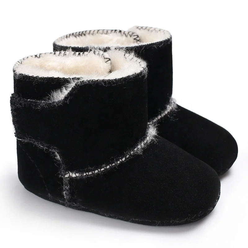 Лидер продаж 2019, зимняя обувь WONBO, Замшевые Кожаные Меховые детские ботинки, теплые плюшевые зимние ботинки