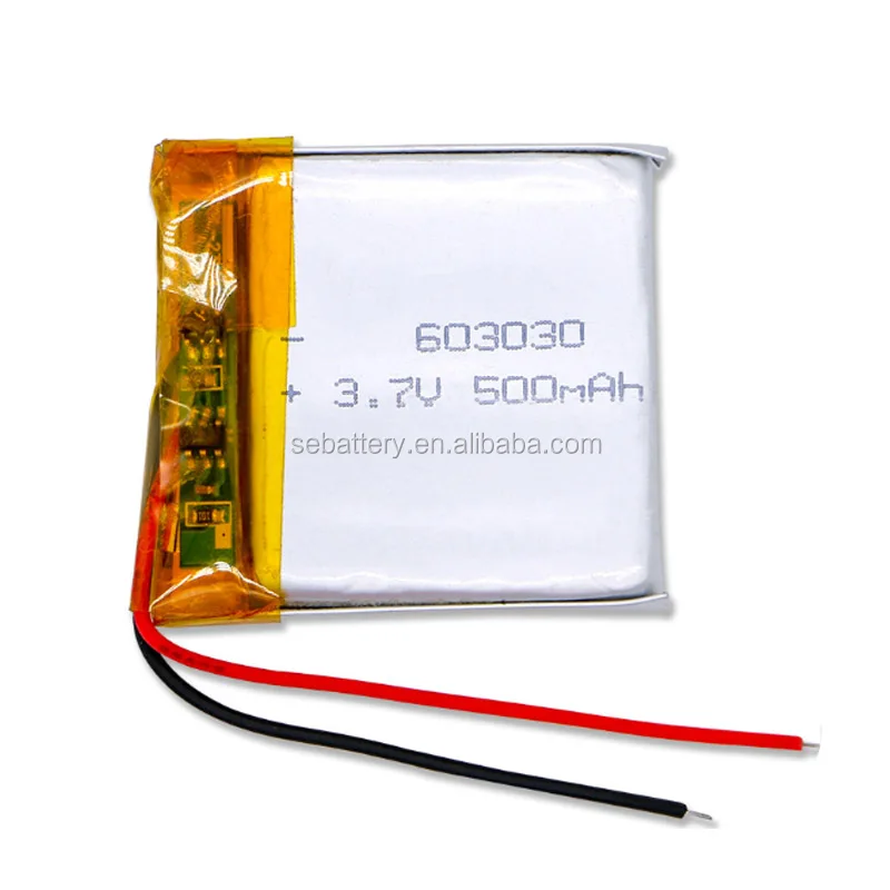 603030 3.7V 500mAh 3