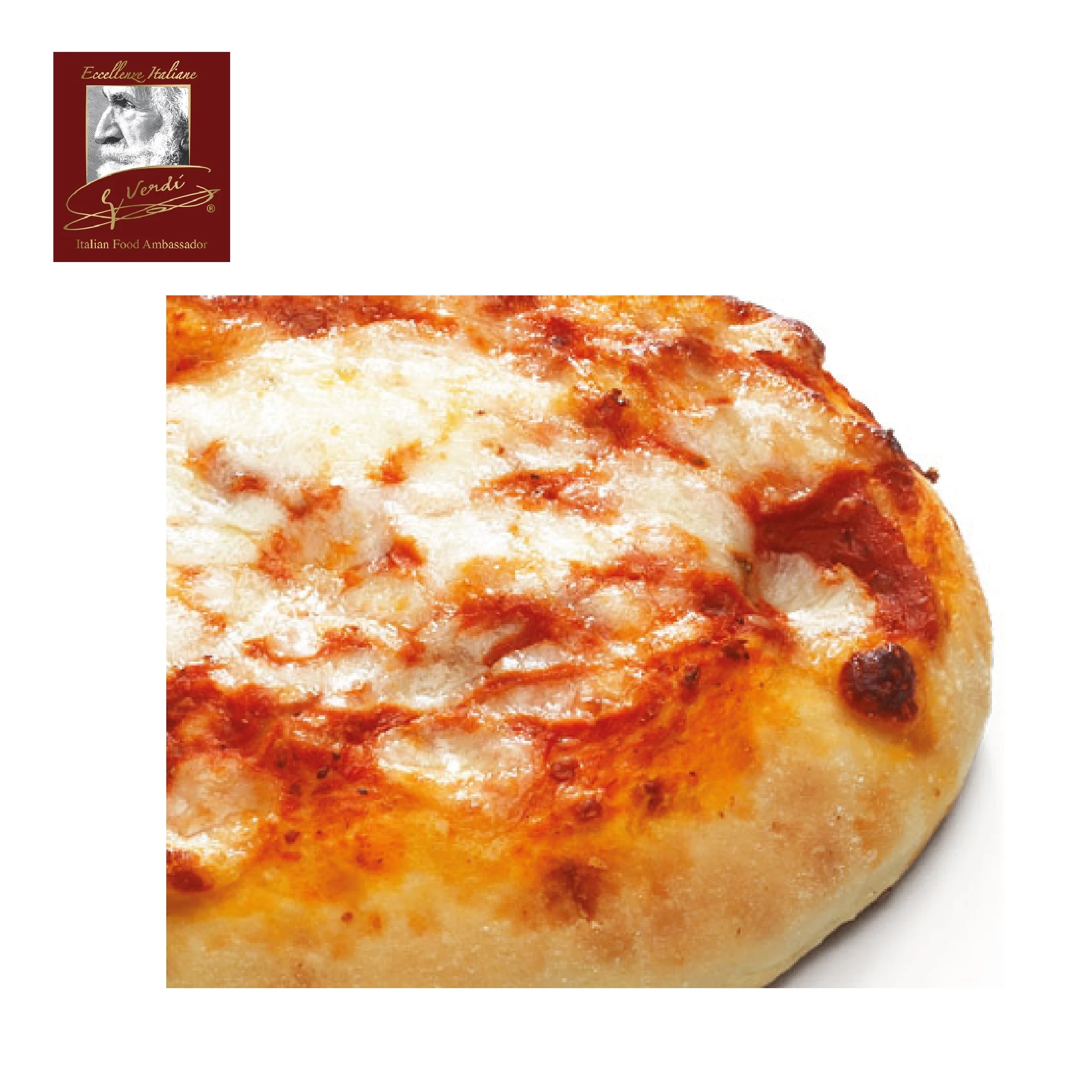 
100 г итальянская замороженная пицца Margherita маленький круглый выбор Джузеппе Верди Сделано в Италии пицца 