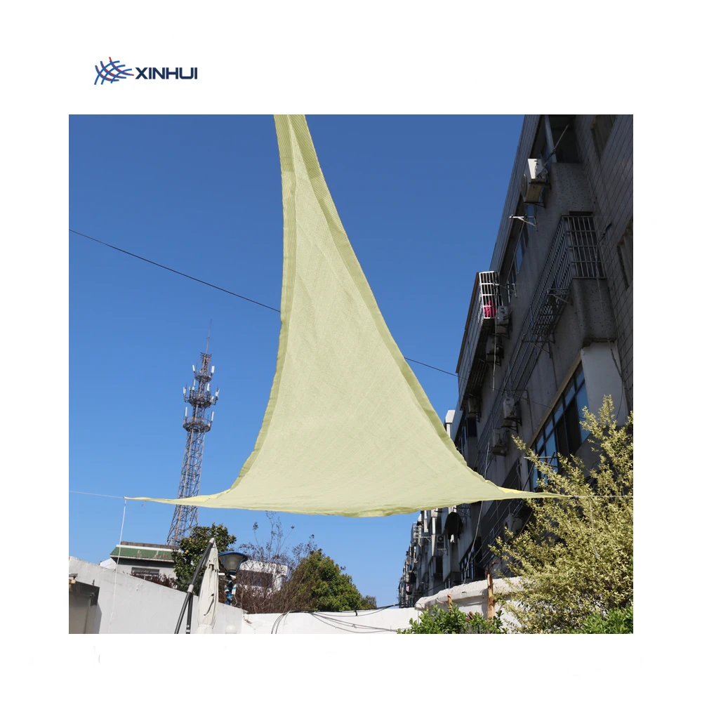 Водонепроницаемый новый HDPE UV 3*3*3m солнцезащитный козырек треугольный тент солнцезащитный козырек