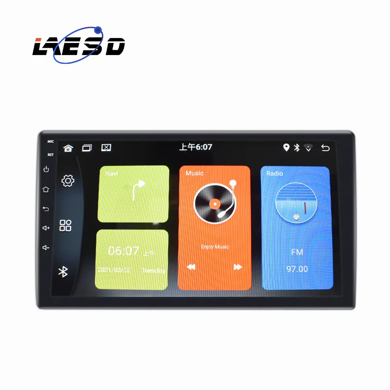 Автомобильная аудиосистема Leshida JA750, универсальный сенсорный экран, 2 din, android, автомагнитола с 7/9/10, 1 дюйм, fm, стерео, gps, Авторадио