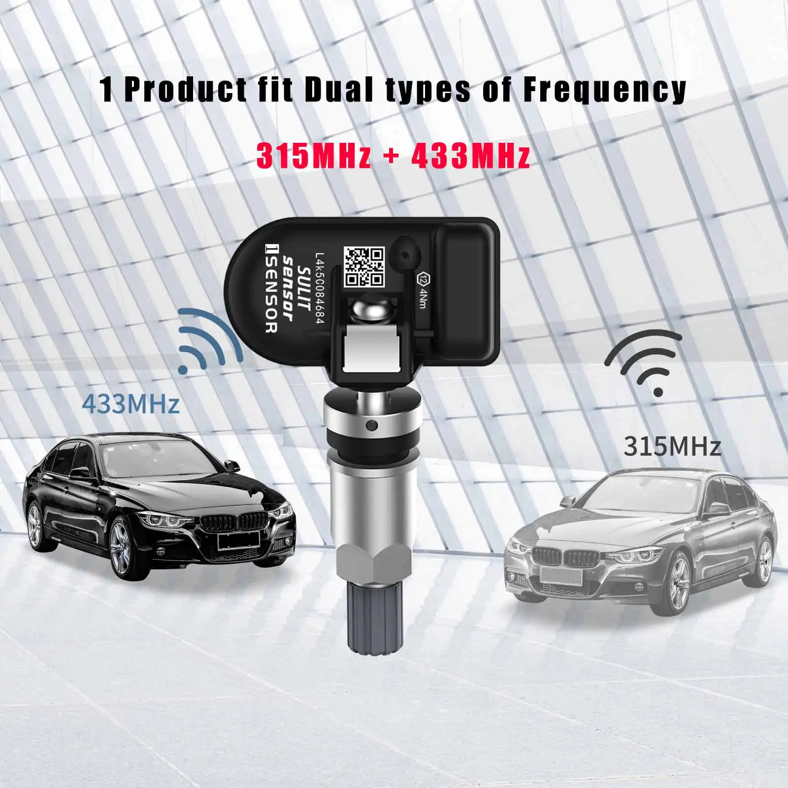 
 Universal TPMS Sensor CGSULIT TS01 433&315MHz 2in1 Support 2500+ Original Car Autel MX Sensor  