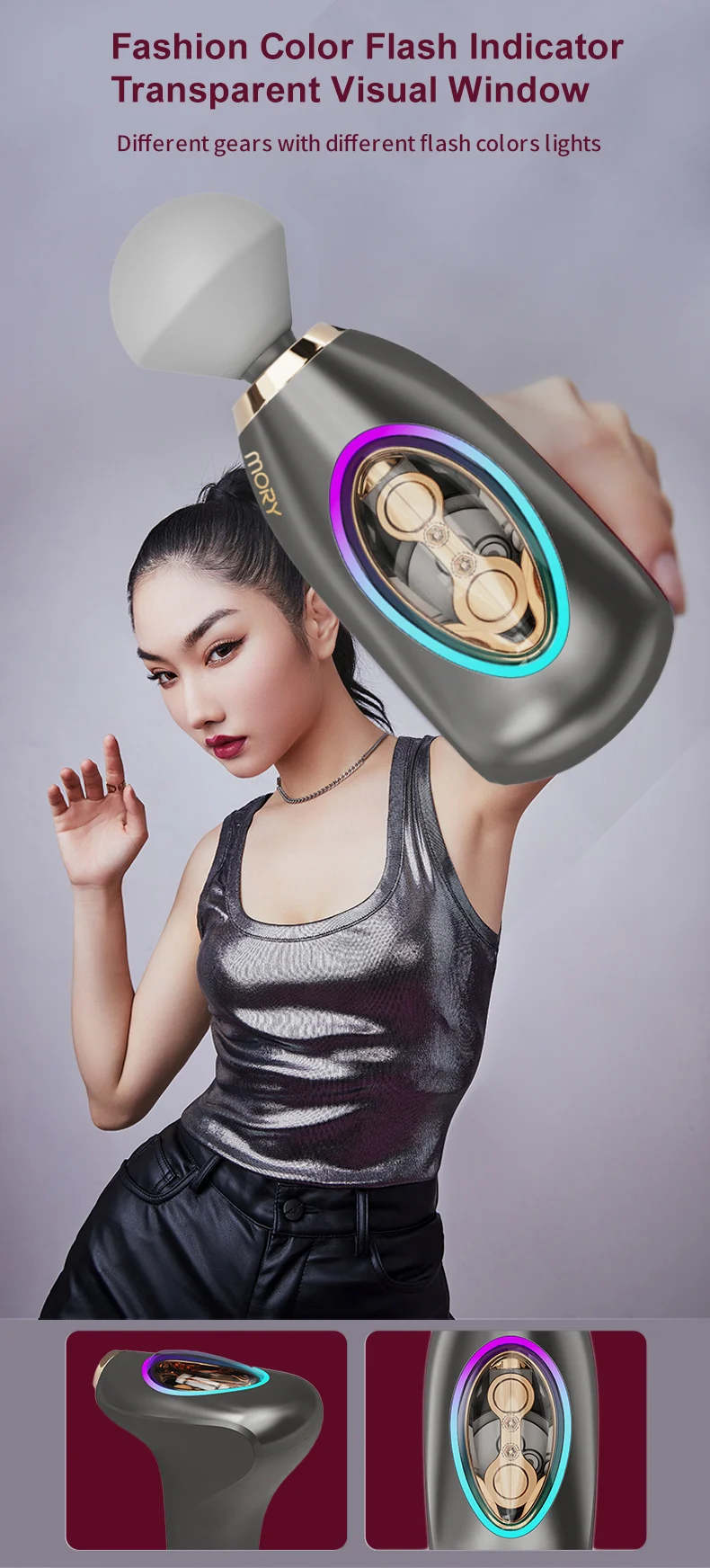 Electric Vibrate Fascia Deep Tissue Mini Portable Therapy Custom Logo Massager Gun Massage Gun 4 Heads Massage 10W Max 26W BLDC