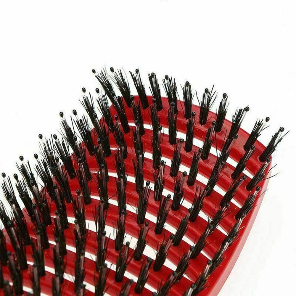 Профессиональная расческа для волос Женская щетка с щетиной и нейлоновой инструменты укладки в