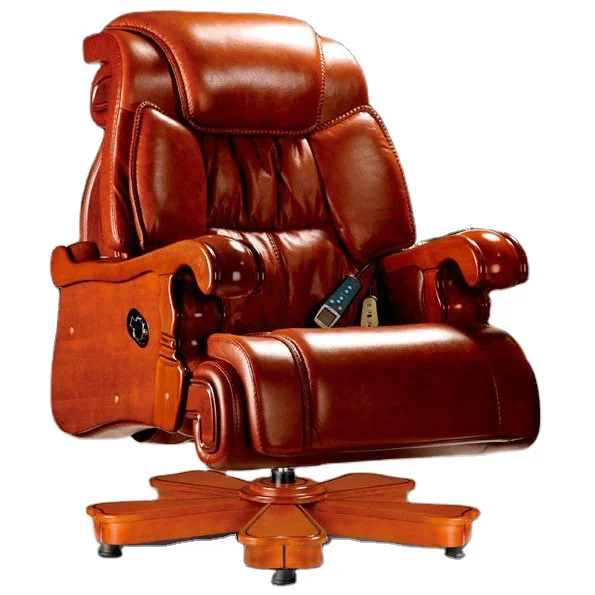 
 Высококачественное роскошное массажное кресло руководителя Guangzhou/кожаное кресло руководителя (FOHA-03 #)  