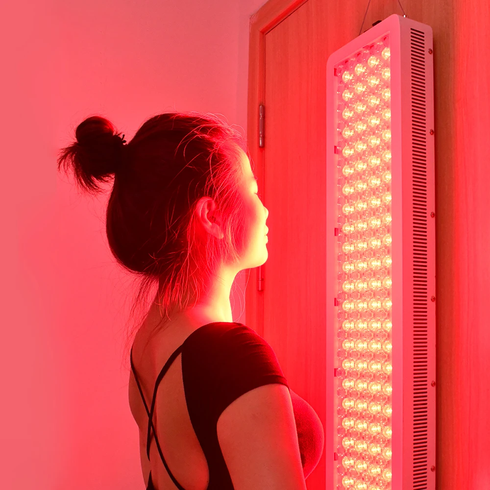 1000 Вт Полноразмерное устройство для ухода за кожей, устройство для снятия боли, красная ближнеинфракрасная световая PDT светодиодная световая терапевтическая панель