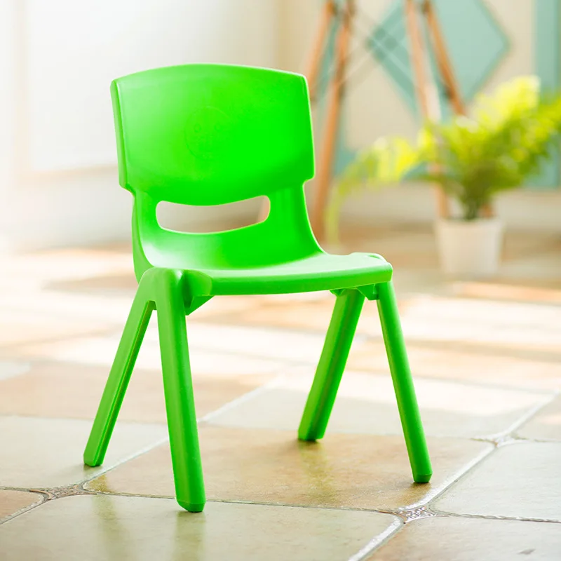 
Детский пластиковый стул для детского сада, цветное детское кресло 