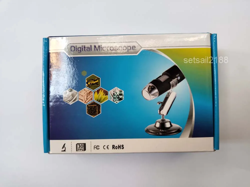 
Цифровой USB микроскоп 1600x, эндоскоп с камерой, USB микроскоп, лупа с 8 светодиодами 