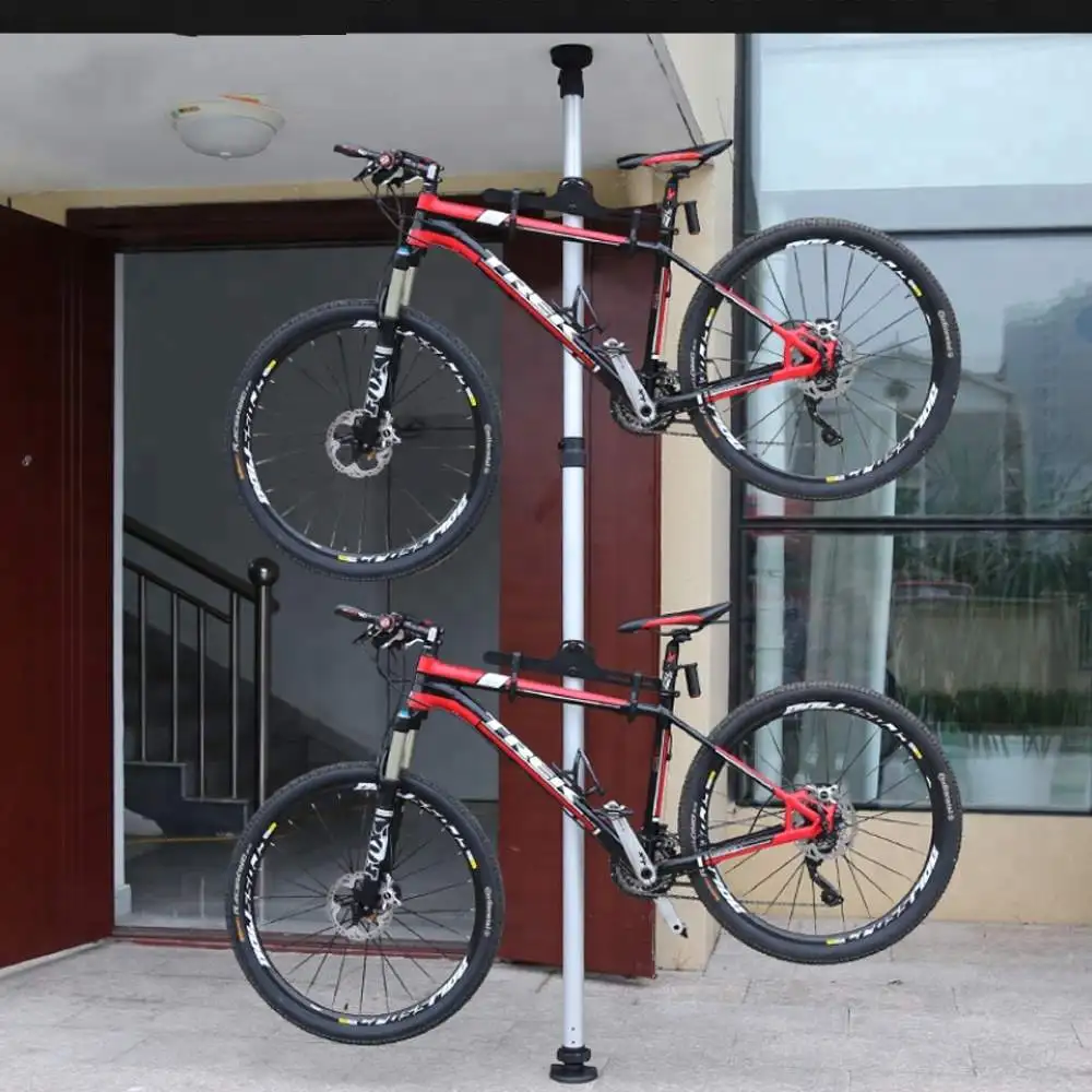 Стойка для хранения аксессуаров для велосипеда, складная Вертикальная 2 рама для велосипеда