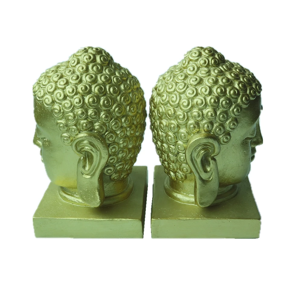 
 Декоративная полка, горячая Распродажа, золотые полимерные подставки для книг Будды для домашнего декора, полимерная статуя Будды, настольное украшение  