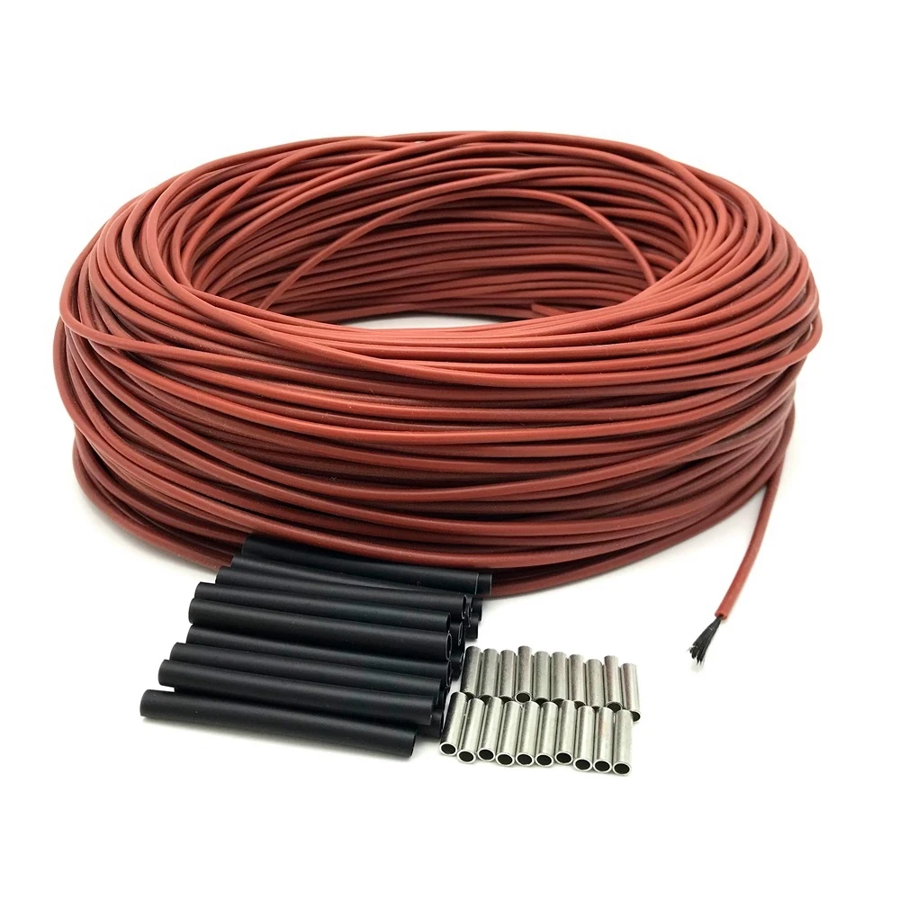 
 УГЛЕРОДНЫЙ кабель для теплого пола, провод из углеродного волокна для отопления, электрический обогреватель, инфракрасный обогревающий кабель  