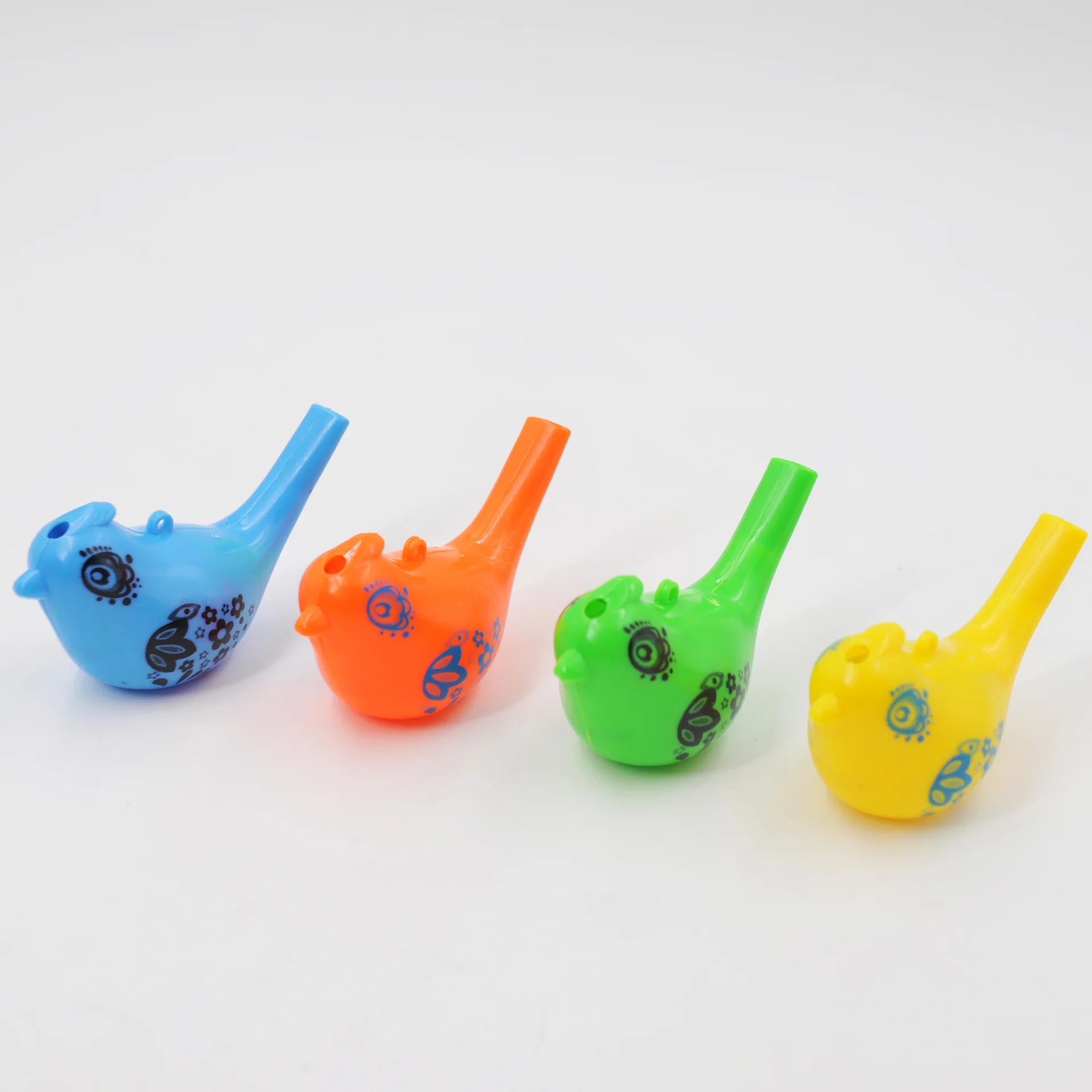 Plastic Bird Water Whistle Children DIY Sound Cute Whistle Children Creative Whistle Toys
