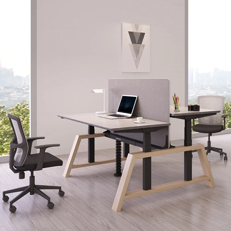 Эргономичная офисная мебель Электрический мотор сидячий стенд Регулируемый стоячий стол