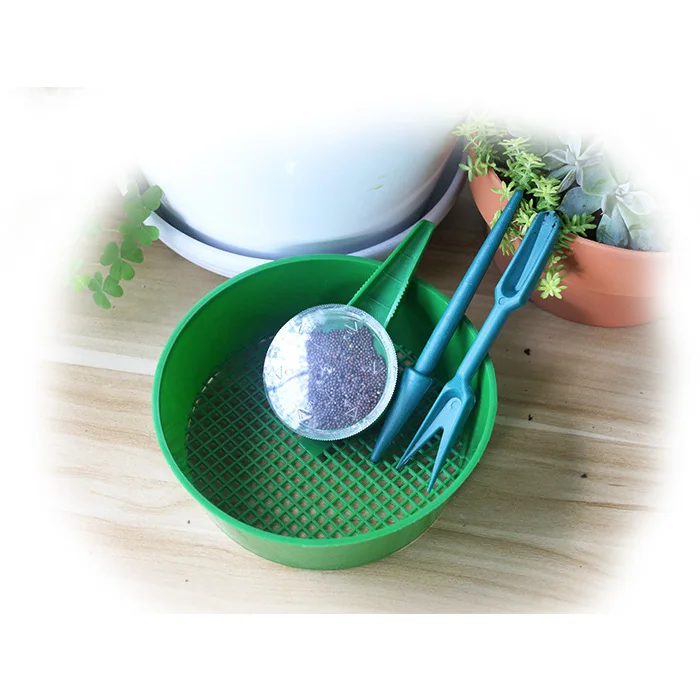 
Портативный мини Ручной садовый сеяльник для семян, сеялка, зеленый диспенсер, набор инструментов для сеяния 