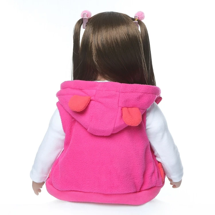 
 Кукла реборн NPK 23 дюйма, мягкая силиконовая виниловая кукла 60 см, мягкая силиконовая кукла-младенец, реалистичные куклы-реборн для новорожденных  