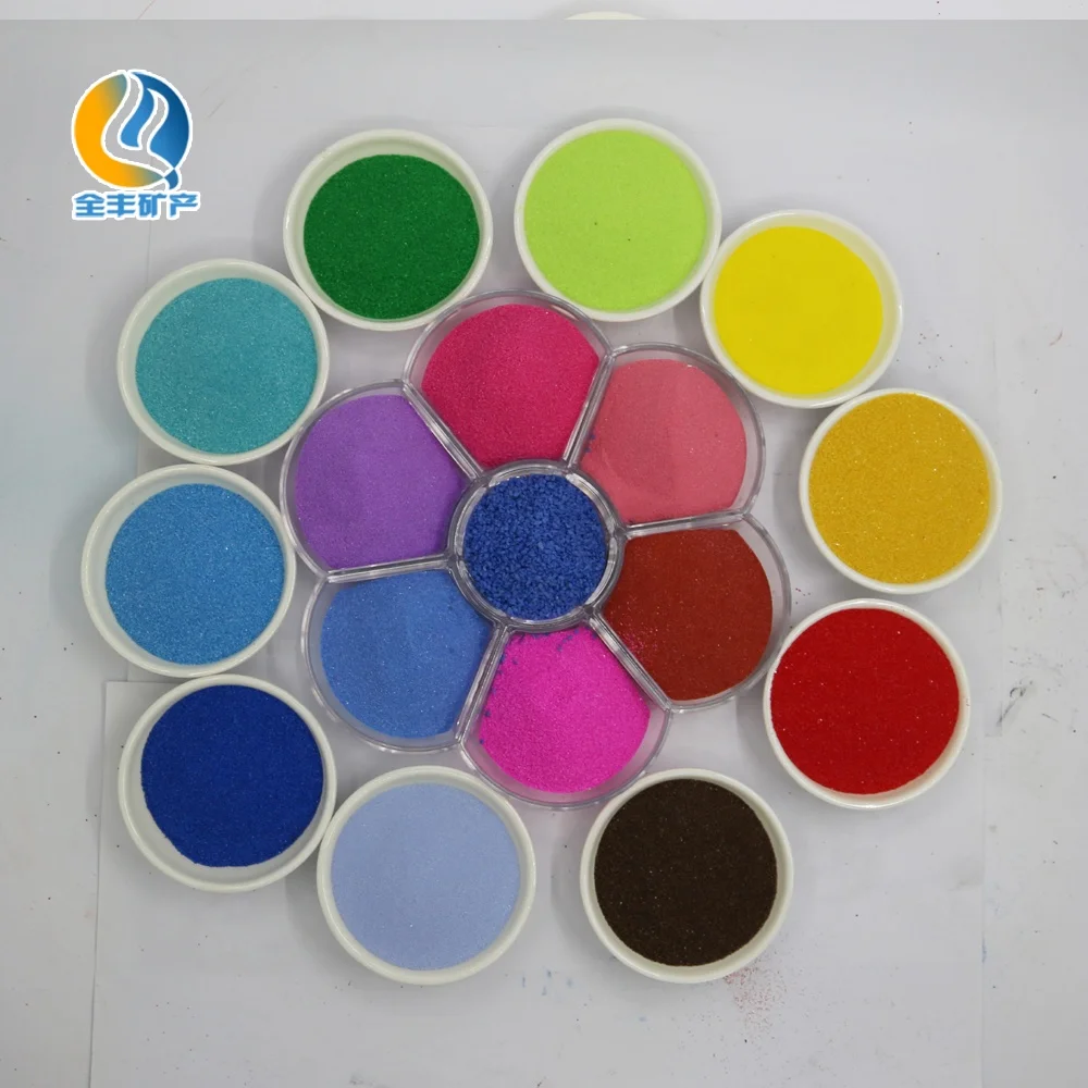 Fine Colored Sand for Architectural Decoration
