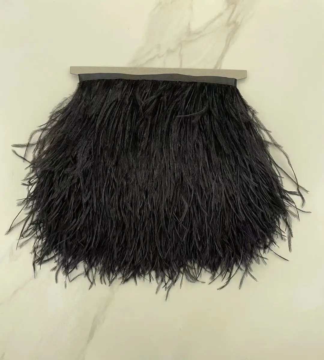 OEM hot sale ostrich feather trimming clothes accessories ostrich feathers for sale
