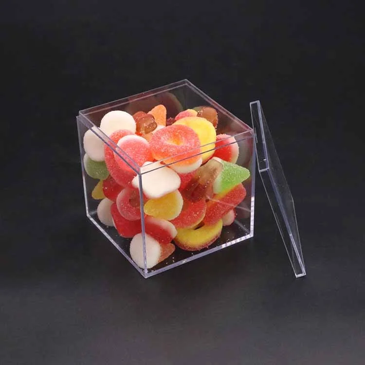 
 2021 оптовая продажа, сладкая пластиковая упаковочная коробка для конфет различной формы для свадьбы/прозрачная квадратная подарочная коробка  
