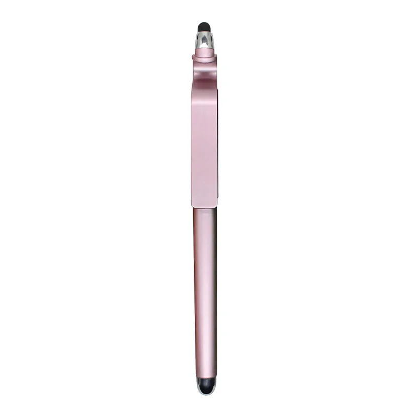 Лидер продаж, пластиковая многофункциональная шариковая ручка с отпечатком логотипа и сенсорным экраном с держателем для телефона