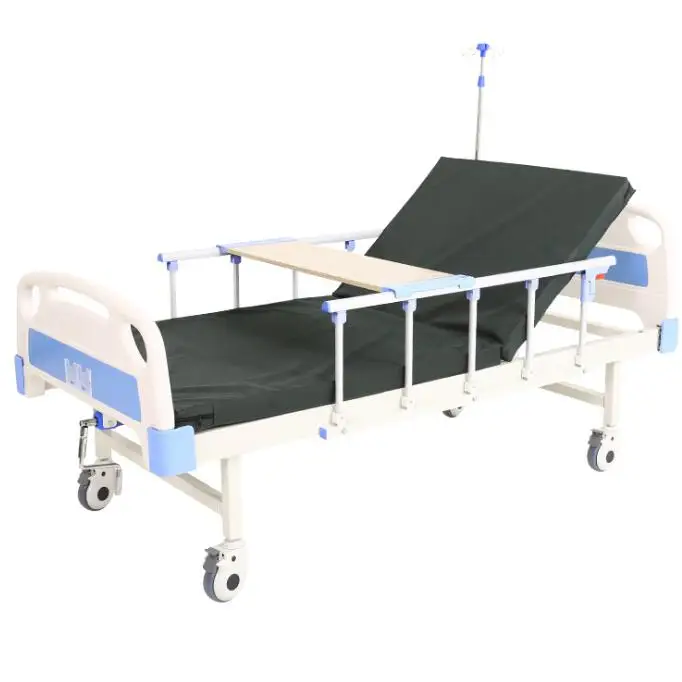 
 Бестселлер, 1 функциональная ручная недорогая больничная кровать с одной рукояткой  