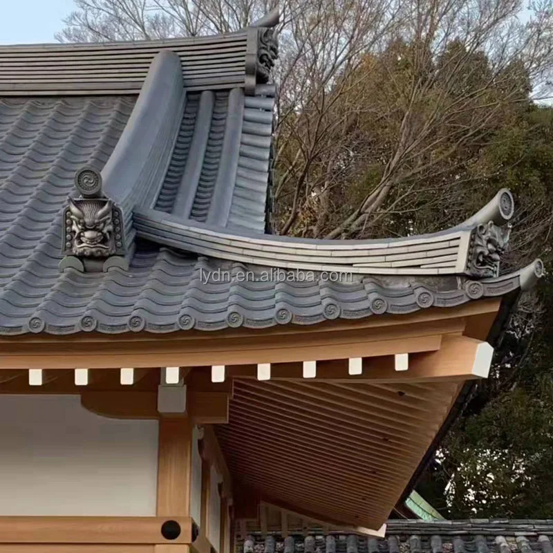 japanese clay roof tiles