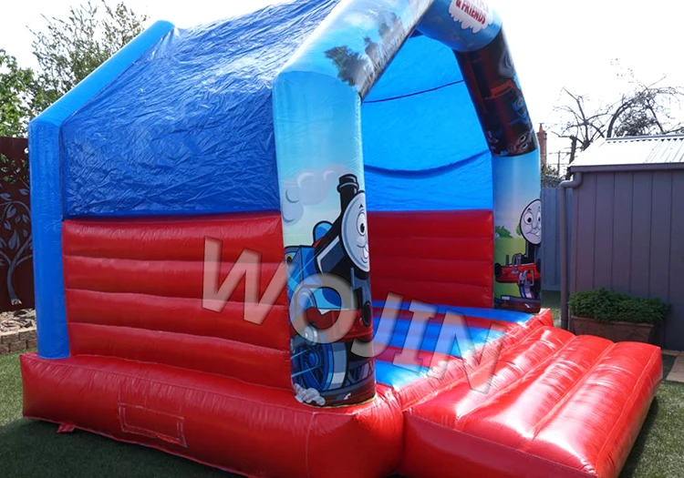 train cars inflatable jumping castle