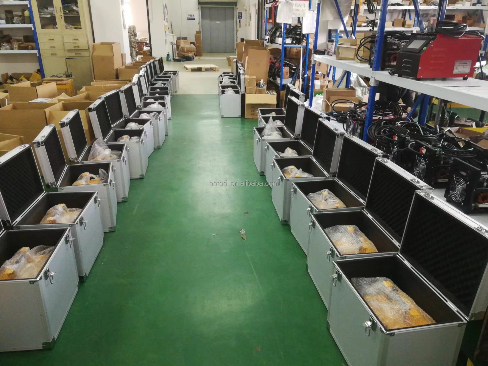 aluminum box packing
