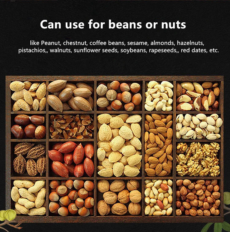 Electricity heating 0-300 degree cashew nut roasting machine commercial coffee roaster machine