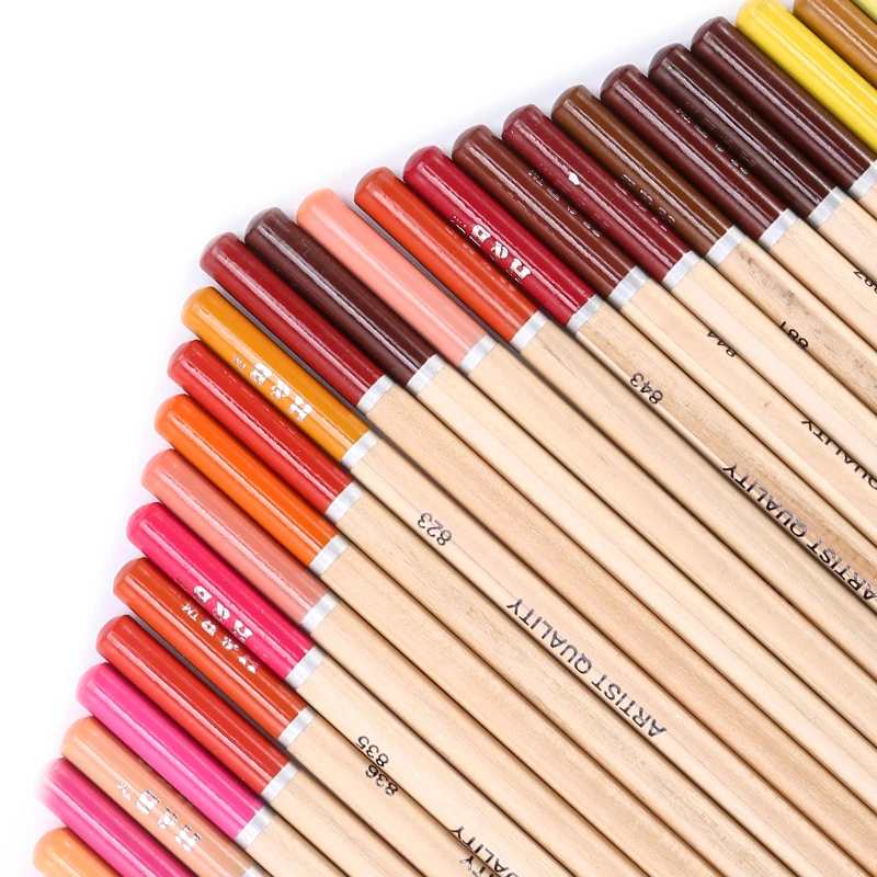 
 Набор профессиональных цветных карандашей высокого качества, 72 цвета, сумка для переноски, набор инструментов для художественной живописи  