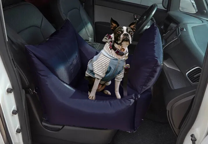 Роскошное автомобильное сиденье для собак усилитель питомцев водонепроницаемая дорожная кровать безопасная переноска с