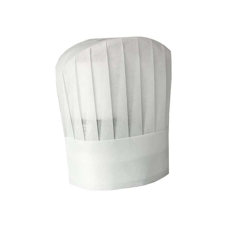 Пользовательская Высококачественная прочная использование различных комфортных гигиенических нетканых кухонных шапок одноразовая шапка шеф-повара для кухни