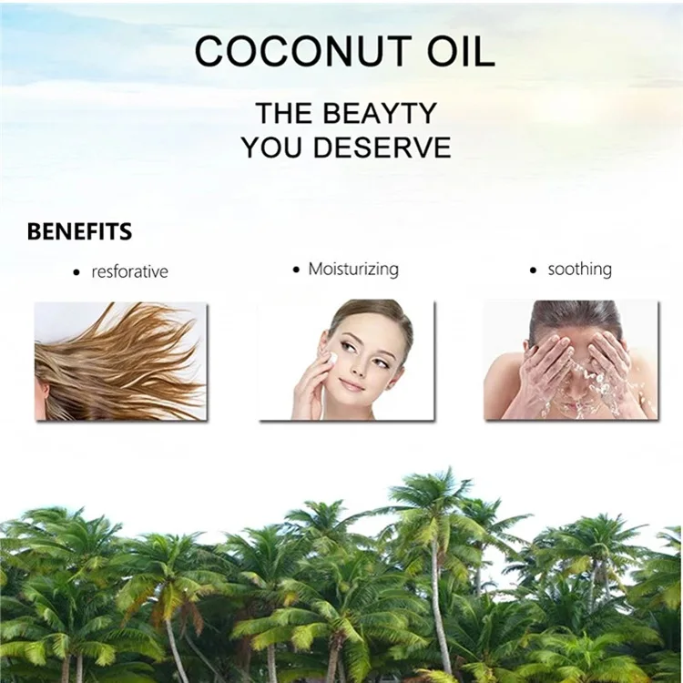 
 В НАЛИЧИИ 100 г органическое Фракционное косметическое масло для волос увлажняющее натуральное кокосовое масло для кожи  