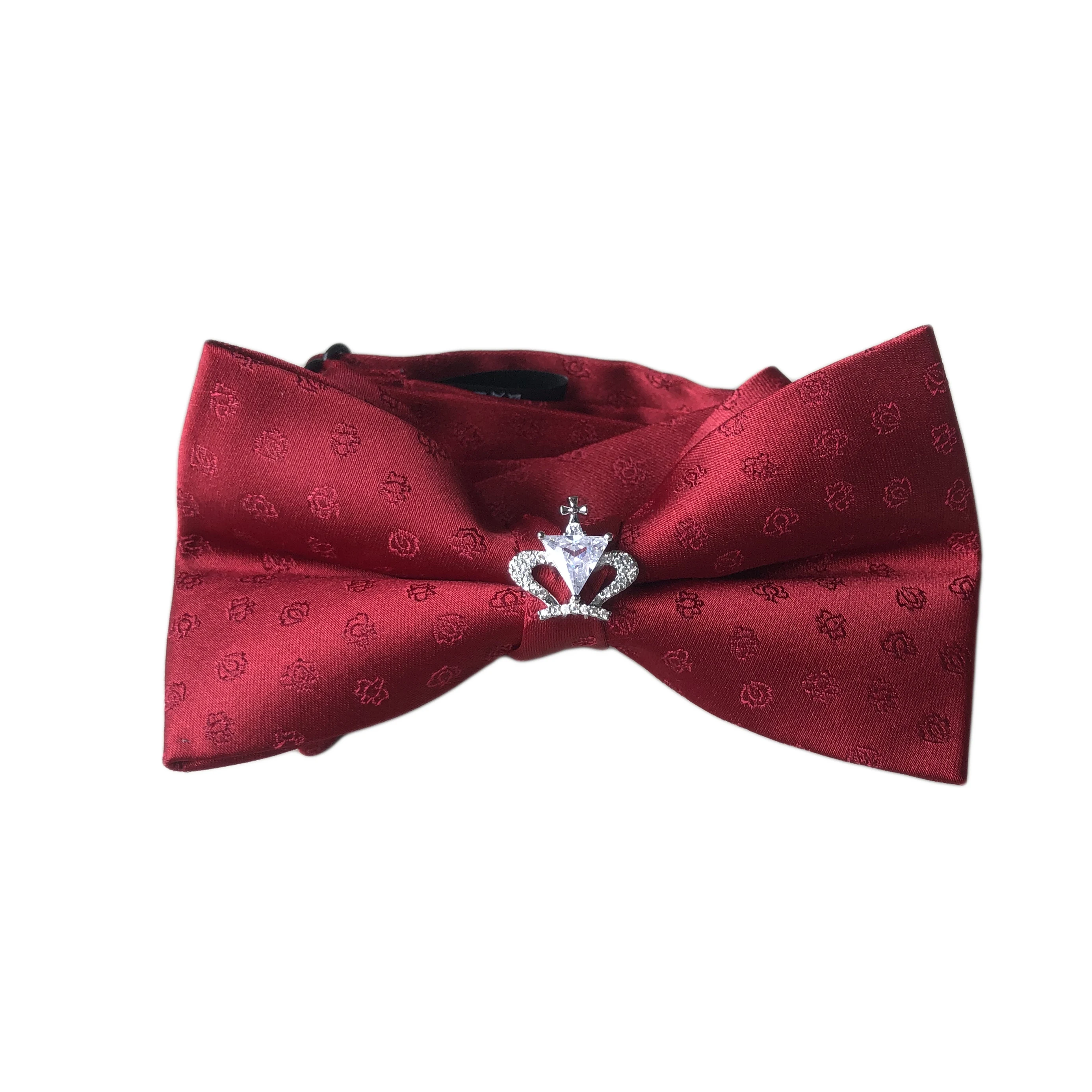 Галстук-бабочка и галстук Dacheng Fashoin с кристаллами для свадебной вечеринки, подарочный набор для мужских костюмов