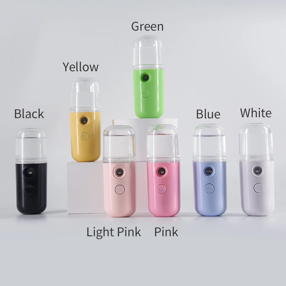 
7 цветов портативный мини USB Перезаряжаемый удобный нано-туман отпариватель для лица 