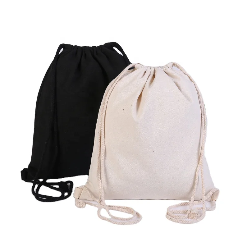 Pinghu Sinotex рекламный логотип, хлопковые сумки для покупок, холщовые рюкзаки с застежкой-шнурком