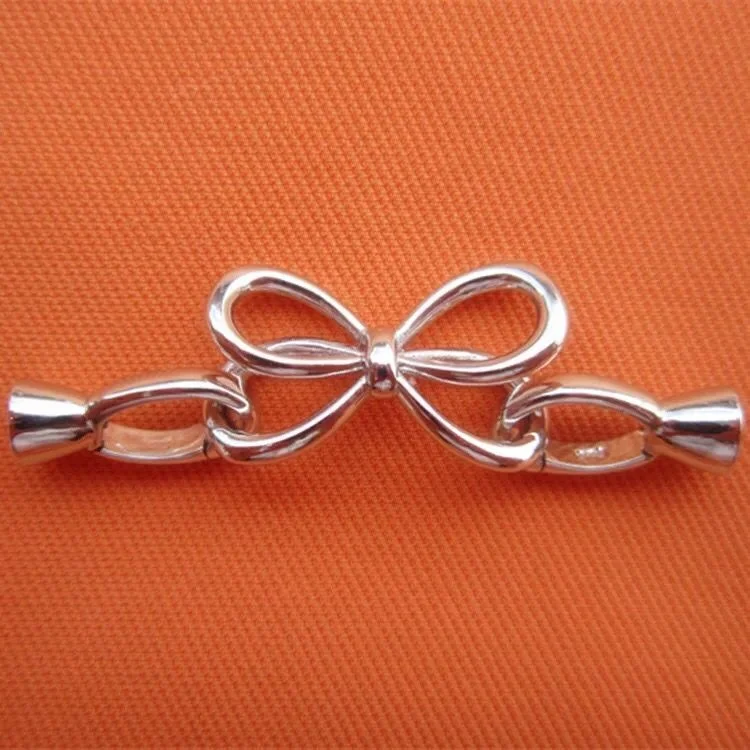 Застежка-бабочка для ожерелья или браслета, жемчужные украшения