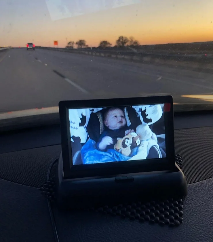 
 Широкоформатная инфракрасная камера ночного видения для малышей младенцев детей в заднем сиденье монитор безопасности детское Зеркало для автомобиля  